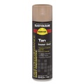 Paint | Rust-Oleum V2171838 Hard Hat High Performance V2100 System 15 oz. Aerosol Can Rust Preventive Enamel Spray Paint - Gloss Tan (6/Carton) image number 0