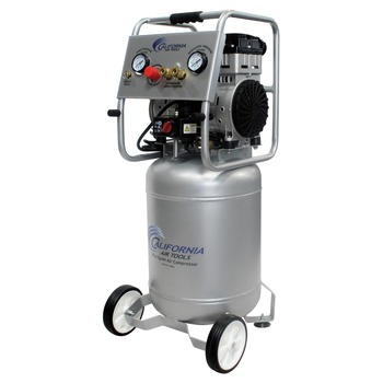 California Air Tools 2 HP 10 Gallon 220V 60 hz Ultra Quiet and Oil-Free Dolly Air Compressor - CAT-10020C-22060