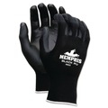 Work Gloves | MCR Safety 9669L Economy PU Coated Work Gloves - Large Black (1-Dozen) image number 0
