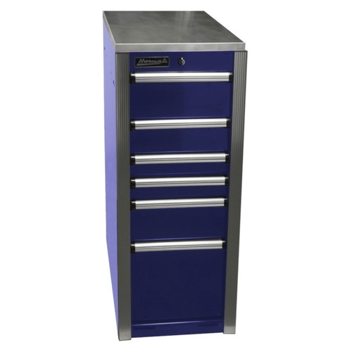 Cabinets | Homak HX08015062 HXL Side Cabinet - Blue image number 0