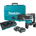Free Makita Cordless Angle Grinder Kit | Makita GRH06PM 80V max XGT (40V max X2) Brushless Lithium-Ion 2 in. Cordless AFT, AWS Capable AVT Rotary Hammer Kit with 2 Batteries (4 Ah) image number 0