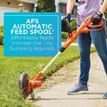 String Trimmers | Black & Decker BESTA510 120V 6.5 Amp 14 in. Electric Corded String Trimmer with Auto Feed image number 12