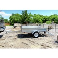 Utility Trailer | Detail K2 MMT5X7G-DUG 5 ft. x 7 ft. Multi Purpose Utility Trailer Kits with Drive Up Gate (Galvanized) image number 5
