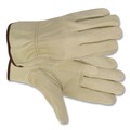 Work Gloves | MCR Safety 3215M Economy Leather Driver Gloves - Medium, Beige (1-Pair) image number 2