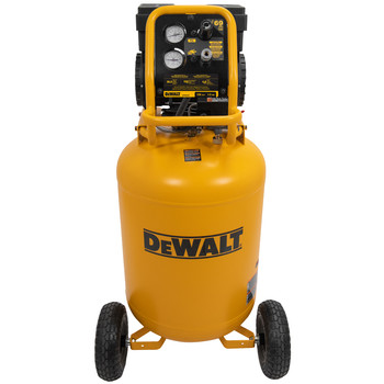 AIR TOOLS AND EQUIPMENT | Dewalt 1.5 HP 26 Gallon Vertical 150 PSI Quiet Wheelbarrow Air Compressor - DXCMSAC426