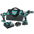 Clearance Center | Makita XT291M 18V LXT Brushless Lithium-Ion 1/2 in. Cordless Hammer Driver Drill / Impact Driver Combo Kit with 2 Batteries (4 Ah) image number 0