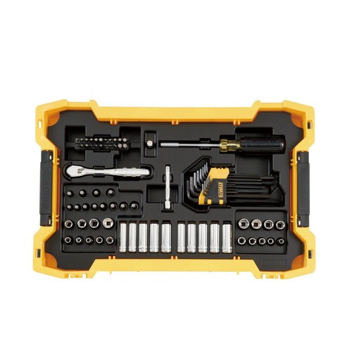 Clearance Center | Dewalt DWMT45402 131-Piece 1/4 in. and 3/8 in. Mechanic Tool Set with ToughSystem 2.0 Tray and Lid image number 0