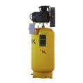 Stationary Air Compressors | EMAX ESS07V080Z1K Silent Air Industrial 7.5 HP 80 gal. 3 Cylinder MAX FLO 2-Stage 1-Phase 35.2 CFM Air Compressor with EFKIT008AWBS Maintenance Kit image number 3