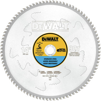 CIRCULAR SAW BLADES | Dewalt 14 in. 90T Stainless Steel Metal Cutting Blade - DWA7749