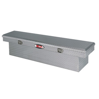 AUTOMOTIVE | Delta Aluminum Single Lid Slimline Full-size Crossover Truck Box (Bright) - 1-311000