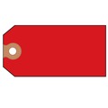  | Avery 12345 11.5 Point Stock 4.75 x 2.38 Unstrung Shipping Tags - Red (1000/Box) image number 1