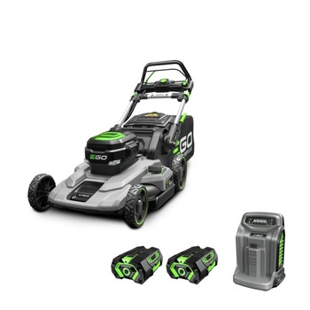 EGO 56V Variable Speed Lithium-Ion 21 in. Cordless Self Propelled Lawn Mower Kit with 2 Batteries (4 Ah) - LM2102SP-A