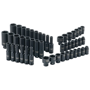 SOCKETS AND RATCHETS | Dewalt 48 Piece 1/4 in Drive Combination Impact Socket Set 6 PT - DWMT19251