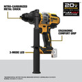 Hammer Drills | Dewalt DCD999B 20V MAX Brushless Lithium-Ion 1/2 in. Cordless Hammer Drill Driver with FLEXVOLT ADVANTAGE (Tool Only) image number 6