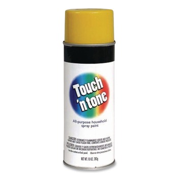 Rust-Oleum Touch'n Tone 10 oz. Aerosol Can Spray Paint - Gloss Yellow (6/Carton) - 55272830