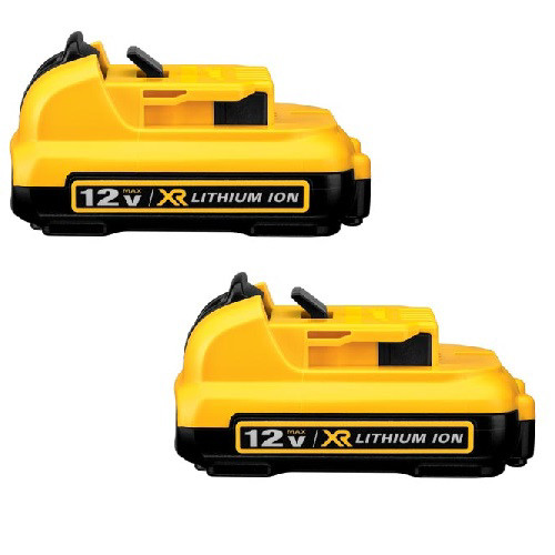 Batteries | Dewalt DCB127-2 12V MAX 2 Ah Lithium-Ion Battery (2-Pack) image number 0