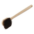  | Boardwalk BWK4120 20 in. Palmyra Bristle Plastic Handle Utility Brush - Tan image number 0