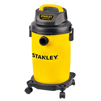 Stanley 4.0 Peak HP 4.5 Gal. Portable Poly Wet Dry Vacuum with Casters - SL18130P