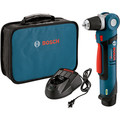 Right Angle Drills | Bosch PS11-102 12V MAX Lithium-Ion 3/8 in. Cordless Right Angle Drill Kit (2 Ah) image number 1