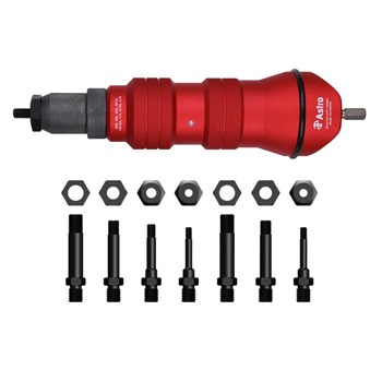 DRILL ATTACHMENTS AND ADAPTORS | Astro Pneumatic 3/8 in. Capacity XL Rivet Nut Drill Adapter Kit - ADN38