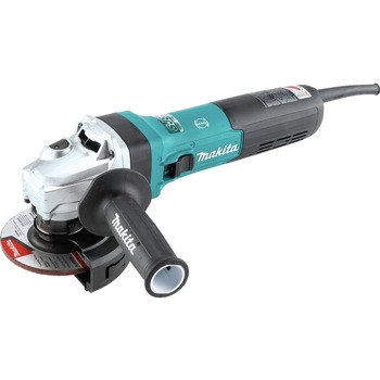 FRAMING AND CONSTRUCTION | Makita 4-1/2 in. Corded SJSII Slide Switch High-Power Angle Grinder with Brake - GA4591