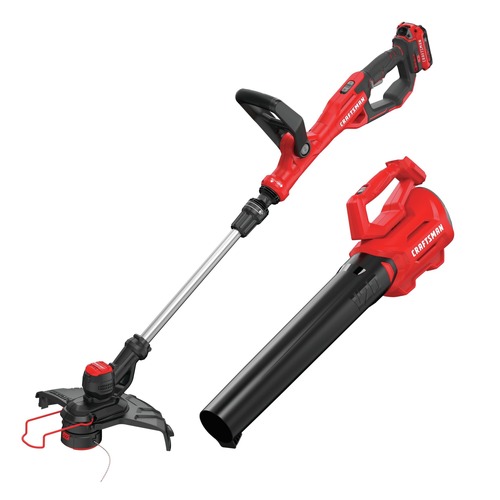 Clearance Center | Factory Reconditioned Craftsman CMCK197D1R V20 WEEDWACKER Brushed Lithium-Ion 13 in. Cordless String Trimmer and Axial Blower Combo Kit (2 Ah) image number 0
