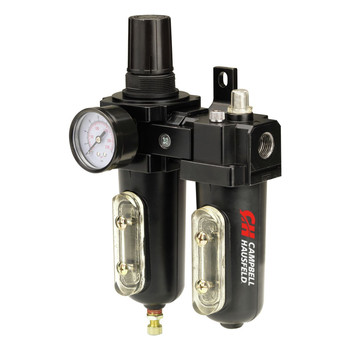 AIR TOOL ACCESSORIES | Campbell Hausfeld 1/2 in. NPT Combo Filter/Regulator/Lubricator - PA211400AV