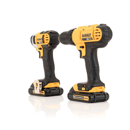Dewalt DCK240C2 20V MAX Compact Lithium Ion 1 2 in. Cordless Drill
