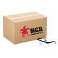 Eye Protection | MCR Safety SS110 Stratos Safety Glasses - Black Frame Clear Lens (12/Box) image number 0