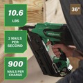 Framing Nailers | Metabo HPT NR3665DAM 36V Lithium-Ion 2-1/2 in. Cordless Metal Connector Nailer Kit (2.5 Ah) image number 11