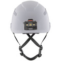 New Year New Savings! Save $25 off $150 | Klein Tools 60150 Vented-Class C Safety Helmet with Rechargeable Headlamp - White image number 3