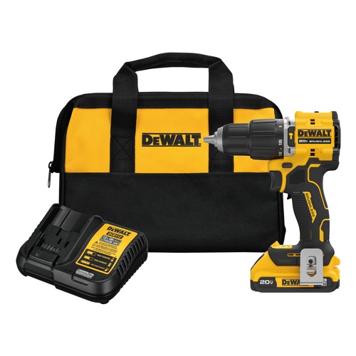 Hammer Drills | Dewalt DCD799D1 20V MAX ATOMIC COMPACT SERIES Brushless Lithium-Ion 1/2 in. Cordless Hammer Drill Kit (2 Ah) image number 0