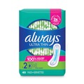  | Always 59874PK Super Long 10 Hour Ultra Thin Pads (40/Pack) image number 0