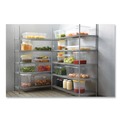  | Rubbermaid Commercial FG330600CLR 5 Gallon 26 in. x 18 in. x 3.5 in. Food/Tote Boxes - Clear image number 4