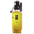 Stationary Air Compressors | EMAX ES05V080I1 E350 Series 5 HP 80 gal. Industrial 2 Stage Pressure Lubricated Single Phase Patented SILENT Air Compressor image number 2