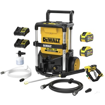 Dewalt 2X20V MAX 1600 PSI Brushless Cordless Pressure Washer​ Kit with FLEXVOLT (12 Ah) - DCPW1600Y2