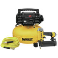 Dewalt DWFP1KIT 18 Gauge Brad Nailer and 6 Gallon Oil-Free Pancake Air Compressor Combo Kit image number 0