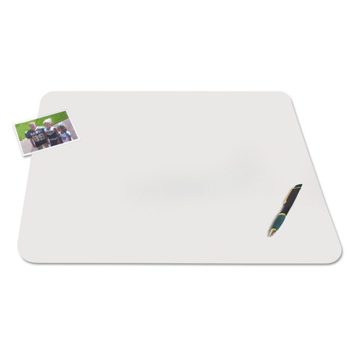 July Member-Exclusive Offer Save 10% off on One Item | Artistic 60740MS 17 in. x 12 in. Krystal View Desk Pad with Antimicrobial Protection - Matte Finish, Clear image number 0