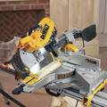 Miter Saws | Dewalt DWS779DWX725B-BNDL 12 in. Corded Double Bevel Sliding Compound Miter Saw with Heavy Duty Work Stand image number 14