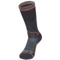 Footwear | Klein Tools 60508 1 Pair Performance Thermal Socks - Large Dark Gray/Light Gray/Orange image number 3