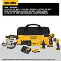 Combo Kits | Dewalt DCK423D2 20V MAX Lithium-Ion 4-Tool Combo Kit with 2 Batteries (2 Ah) image number 6