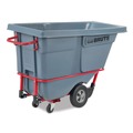 Customer Appreciation Sale! Save up to $60 on Select Tools | Rubbermaid Commercial 2192466 0.5 cu yd BRUTE DURATILT Frame Tilt Truck Standard Duty 850 lb Capacity Gray image number 0