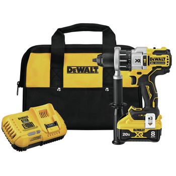 DRILLS | Dewalt 20V MAX XR POWER DETECT Brushless Lithium-Ion 1/2 in. Cordless Hammer Drill Driver Kit (8 Ah) - DCD998W1