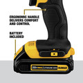 Drill Drivers | Dewalt DCD771C2 20V MAX Brushed Lithium-Ion 1/2 in. Cordless Compact Drill Driver Kit with 2 Batteries (1.3 Ah) image number 4