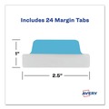 July Member-Exclusive Offer Save 10% off on One Item | Avery 74768 2.5 in. x 1 in. 1/5-Cut Ultra Tabs Repositionable Tabs - Assorted Colors (24/Pack) image number 6