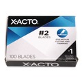 Oscillating Tool Blades | X-ACTO X602 No. 2 Bulk Pack Blades for X-Acto Knives (100/Box) image number 0