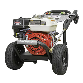 PRESSURE WASHERS | Simpson 3500 PSI at 2.5 GPM HONDA GX200 with AAA AX300 Axial Cam Pump Cold Water Professional Gas Pressure Washer - 61014