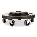 Customer Appreciation Sale! Save up to $60 on Select Tools | Rubbermaid Commercial FG264043BLA 18.25 in. x 6.63 in. 250 lbs. Capacity Brute Quiet Dolly - Black image number 3