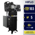 Stationary Air Compressors | EMAX ESS05V060V1K Silent Air Industrial 5 HP 60 gal. 2 Cylinder Single Stage 19 CFM Air Compressor with EFKIT008AWBS Maintenance Kit image number 4