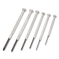 Screwdrivers | Great Neck GP6C 6-Piece Phillips/Slotted Polished Steel Handles Assorted Lengths Precision Screwdriver Set image number 0